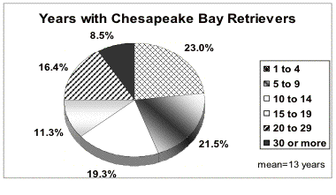 Chesapeake Bay Retriever Color Chart