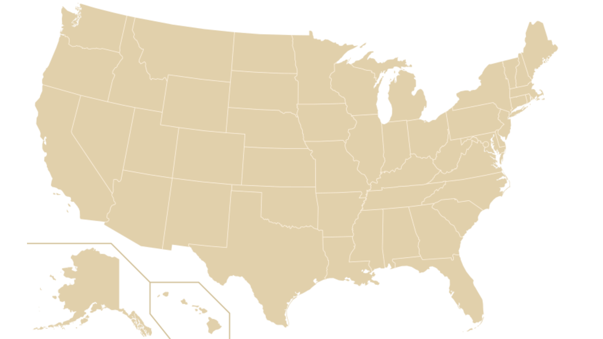 US Map State Lines